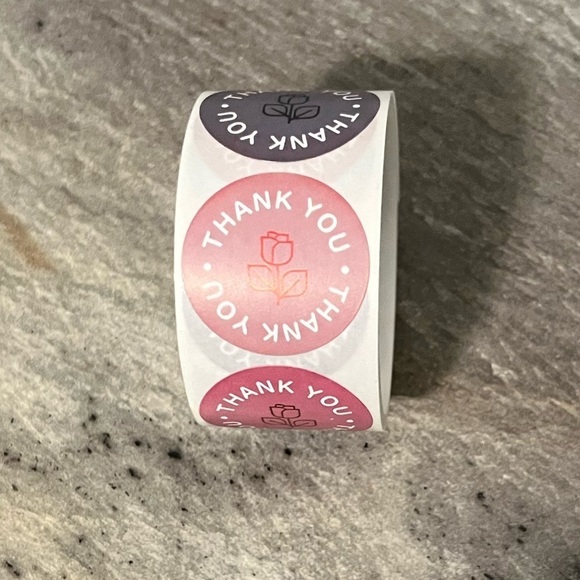 100 Thank You Stickers 2.5 cm - Picture 6 of 8